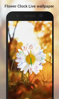 Flower Clock Live Wallpaper android App screenshot 5